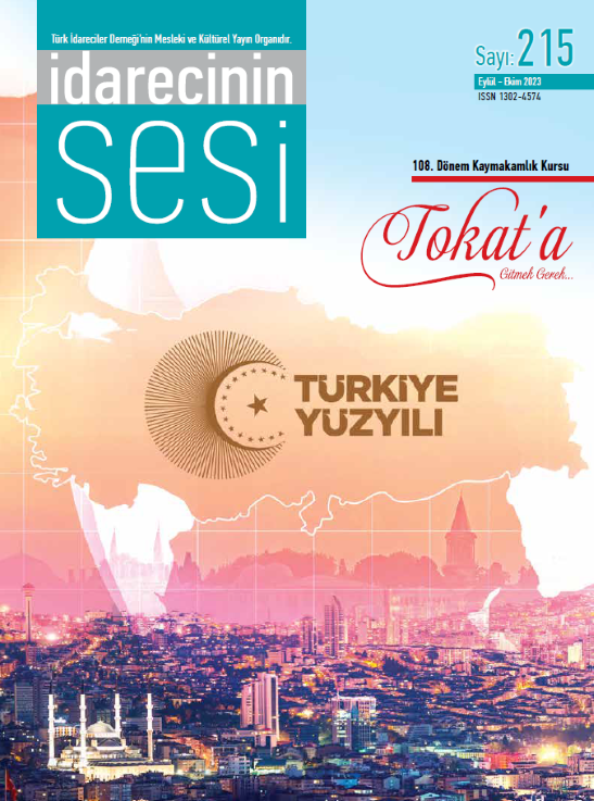 İdarecinin Sesi Dergisi 215. sayı Eylül - Ekim 2023