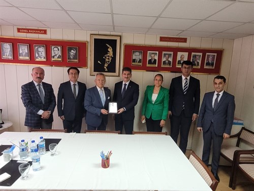 ANAYASA MAHKEMESİ ÜYESİ MUHTEREM İNCE DERNEĞİMİZİ ZİYARET ETTİ
